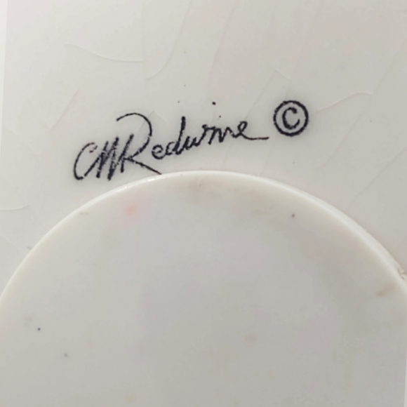 CM Redwine Red Hat Society Yellow Tabby Cat change bank - Picture 8 of 8